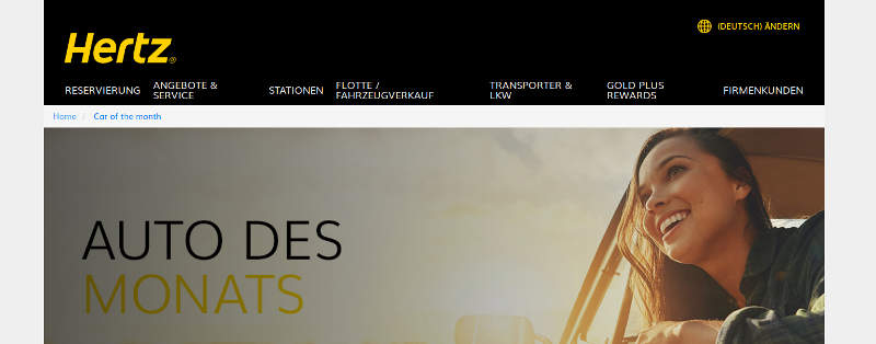 Hertz Screenshot