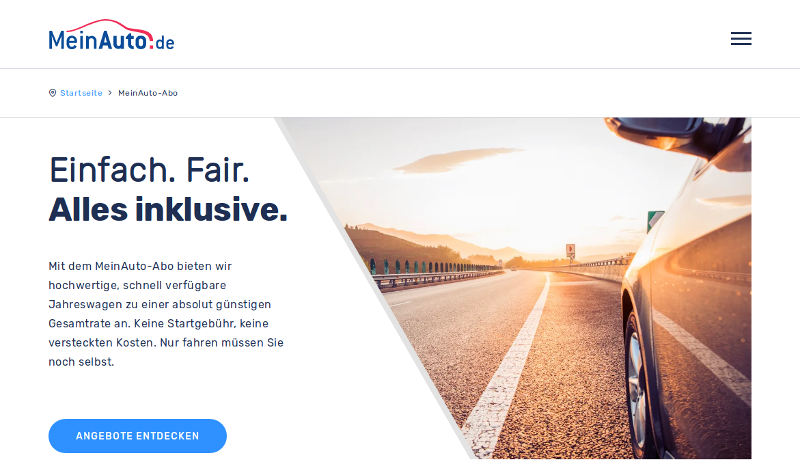 MeinAuto.de Screenshot